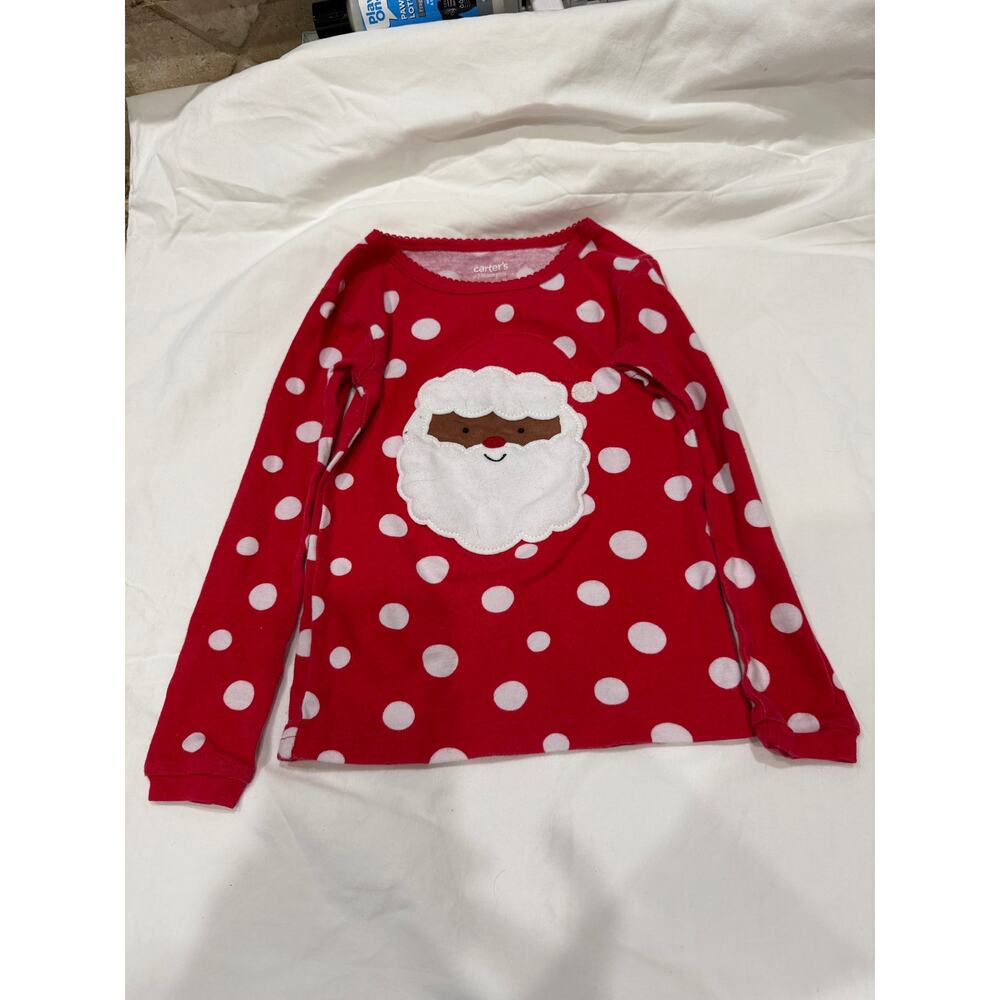 Carter's Unisex Red Santa Claus Christmas  Pajama Set Size 3T   0211